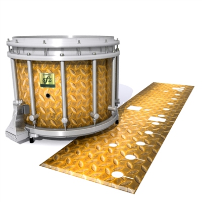 Yamaha 9200 Field Corps Snare Drum Slip - Gold Metal Plating (Themed)
