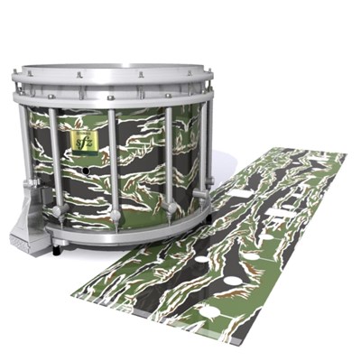 Yamaha 9200 Field Corps Snare Drum Slip - Liberator Tiger Camouflage (Green)