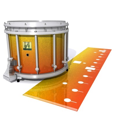 Yamaha 9200 Field Corps Snare Drum Slip - Madagascar Sunset (Yellow) (Orange)