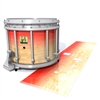 Yamaha 9200 Field Corps Snare Drum Slip - Maple Woodgrain Red Fade (Red)
