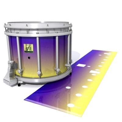 Yamaha 9200 Field Corps Snare Drum Slip - Mystic Horizon (Purple) (Yellow)