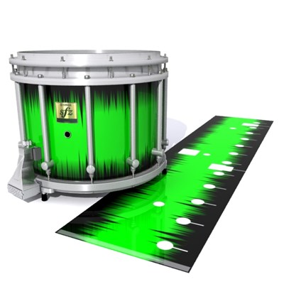 Yamaha 9200 Field Corps Snare Drum Slip - Nightbreak (Green)