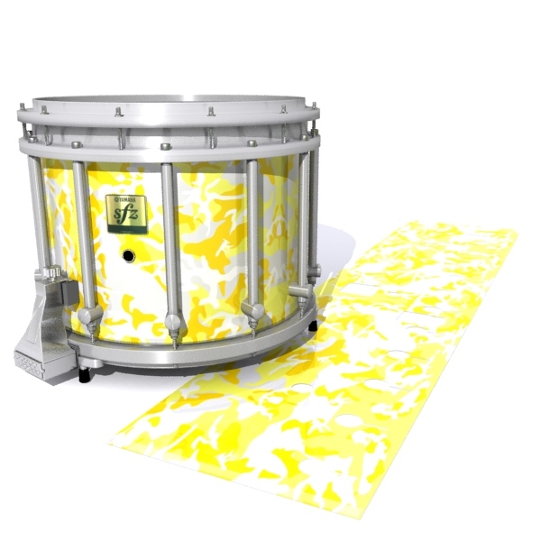 Yamaha 9200 Field Corps Snare Drum Slip - Solar Blizzard Traditional Camouflage (Yellow)