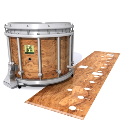 Yamaha 9200 Field Corps Snare Drum Slip - Thuya Burl (Neutral)
