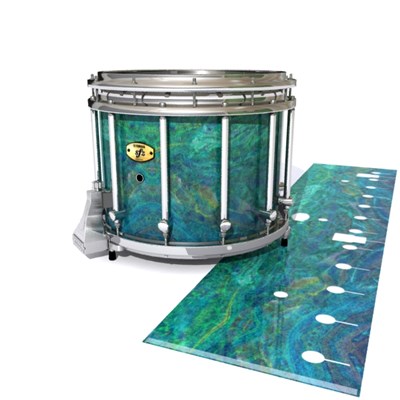 Yamaha 9300/9400 Field Corps Snare Drum Slip - Aquamarine Blue Pearl (Aqua)