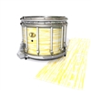 Yamaha 9300/9400 Field Corps Snare Drum Slip - Chaos Brush Strokes Yellow and White (Yellow)