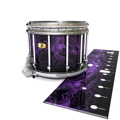 Yamaha 9300/9400 Field Corps Snare Drum Slip - Coast GEO Marble Fade (Purple)