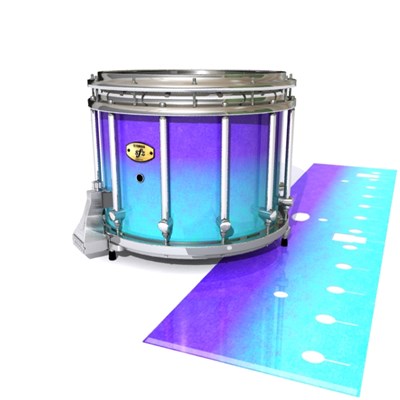 Yamaha 9300/9400 Field Corps Snare Drum Slip - Dejavu (Blue)