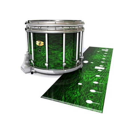 Yamaha 9300/9400 Field Corps Snare Drum Slip - Mantis Green Rosewood (Green)
