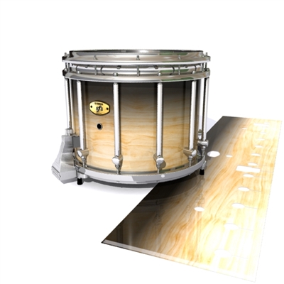 Yamaha 9300/9400 Field Corps Snare Drum Slip - Maple Woodgrain Black Fade (Neutral)