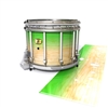 Yamaha 9300/9400 Field Corps Snare Drum Slip - Maple Woodgrain Green Fade (Green)