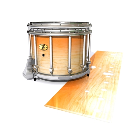 Yamaha 9300/9400 Field Corps Snare Drum Slip - Maple Woodgrain Orange Fade (Orange)