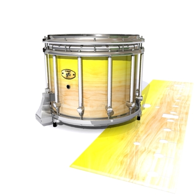 Yamaha 9300/9400 Field Corps Snare Drum Slip - Maple Woodgrain Yellow Fade (Yellow)