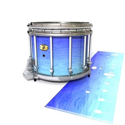 Yamaha 9300/9400 Field Corps Snare Drum Slip - Marine Maple Fade (Blue)