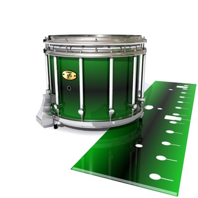 Yamaha 9300/9400 Field Corps Snare Drum Slip - Molecular Green Fade (Green)