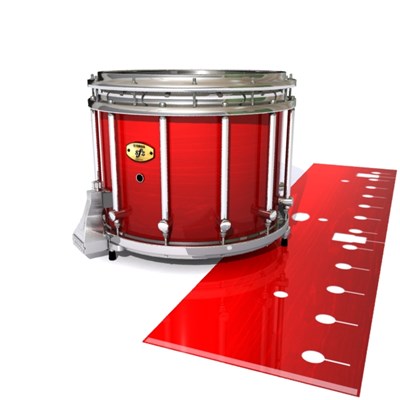 Yamaha 9300/9400 Field Corps Snare Drum Slip - Red Stain (Red)