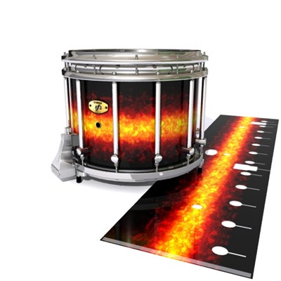 Yamaha 9300/9400 Field Corps Snare Drum Slip - Sunrock (Orange)