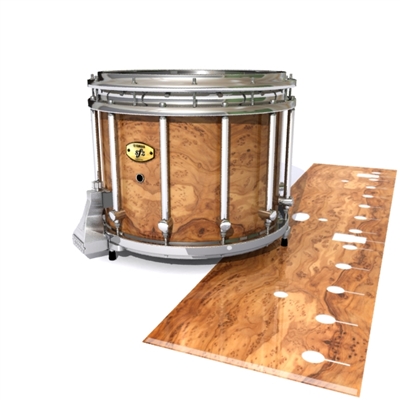 Yamaha 9300/9400 Field Corps Snare Drum Slip - Thuya Burl (Neutral)