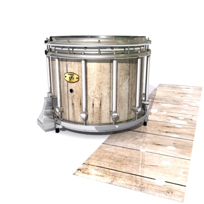 Yamaha 9300/9400 Field Corps Snare Drum Slip - Vertical Planks (Themed)