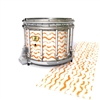 Yamaha 9300/9400 Field Corps Snare Drum Slip - Wave Brush Strokes Orange and White (Orange)