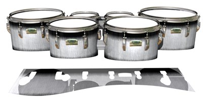 Yamaha 8200 Field Corps Tenor Drum Slips - Black Magic Fade (Neutral)