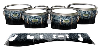 Yamaha 8200 Field Corps Tenor Drum Slips - Blue Ridge Graphite (Neutral)