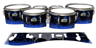 Yamaha 8200 Field Corps Tenor Drum Slips - Dark Cloudy Night (Purple)