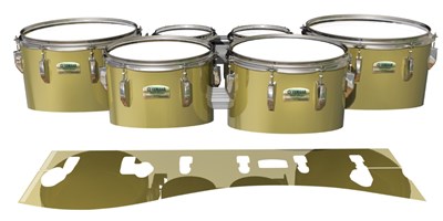 Yamaha 8200 Field Corps Tenor Drum Slips - Gold Chrome
