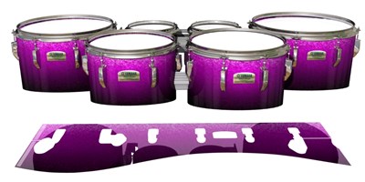 Yamaha 8200 Field Corps Tenor Drum Slips - Imperial Purple Fade (Purple) (Pink)