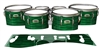 Yamaha 8200 Field Corps Tenor Drum Slips - Lateral Brush Strokes Green and Black (Green)