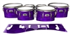 Yamaha 8200 Field Corps Tenor Drum Slips - Lateral Brush Strokes Purple and Black (Purple)