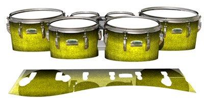 Yamaha 8200 Field Corps Tenor Drum Slips - Lemon Gold (Yellow)