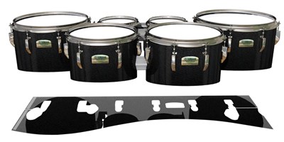 Yamaha 8200 Field Corps Tenor Drum Slips - Lunar Darkside (Neutral)