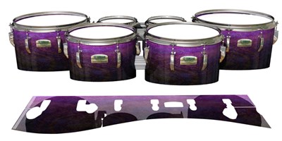 Yamaha 8200 Field Corps Tenor Drum Slips - Purple Dream Fade (Purple)