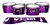 Yamaha 8200 Field Corps Tenor Drum Slips - Purple Vortex Illusion (Themed)