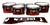 Yamaha 8200 Field Corps Tenor Drum Slips - Red Flames (Themed)