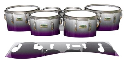 Yamaha 8200 Field Corps Tenor Drum Slips - Royal Winter (Purple)