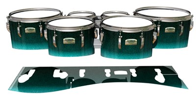 Yamaha 8200 Field Corps Tenor Drum Slips - Seaside (Aqua) (Green)