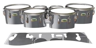 Yamaha 8200 Field Corps Tenor Drum Slips - Silver Chrome