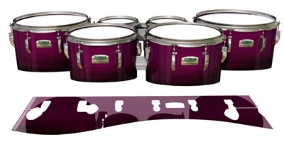 Yamaha 8200 Field Corps Tenor Drum Slips - Sincerely Subtle (Purple)