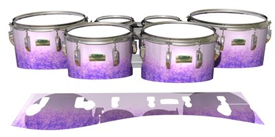 Yamaha 8200 Field Corps Tenor Drum Slips - Ultra Violet (Purple) (Pink)