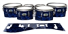 Yamaha 8200 Field Corps Tenor Drum Slips - Wave Brush Strokes Blue and Black (Blue)