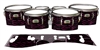 Yamaha 8200 Field Corps Tenor Drum Slips - Wave Brush Strokes Maroon and Black (Red)