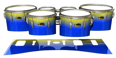 Yamaha 8300 Field Corps Tenor Drum Slips - Afternoon Fade (Blue)