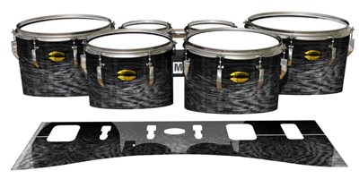 Yamaha 8300 Field Corps Tenor Drum Slips - Ashy Grey Rosewood (Neutral)