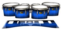 Yamaha 8300 Field Corps Tenor Drum Slips - Azure Stain Fade (Blue)