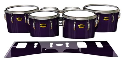 Yamaha 8300 Field Corps Tenor Drum Slips - Black Cherry (Purple)