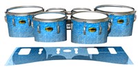 Yamaha 8300 Field Corps Tenor Drum Slips - Blue Ice (Blue)