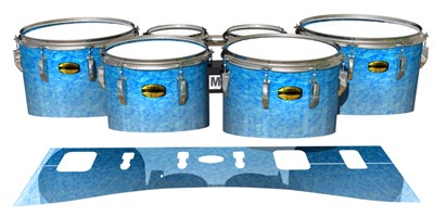 Yamaha 8300 Field Corps Tenor Drum Slips - Blue Ice (Blue)