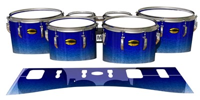 Yamaha 8300 Field Corps Tenor Drum Slips - Blue Wonderland (Blue)